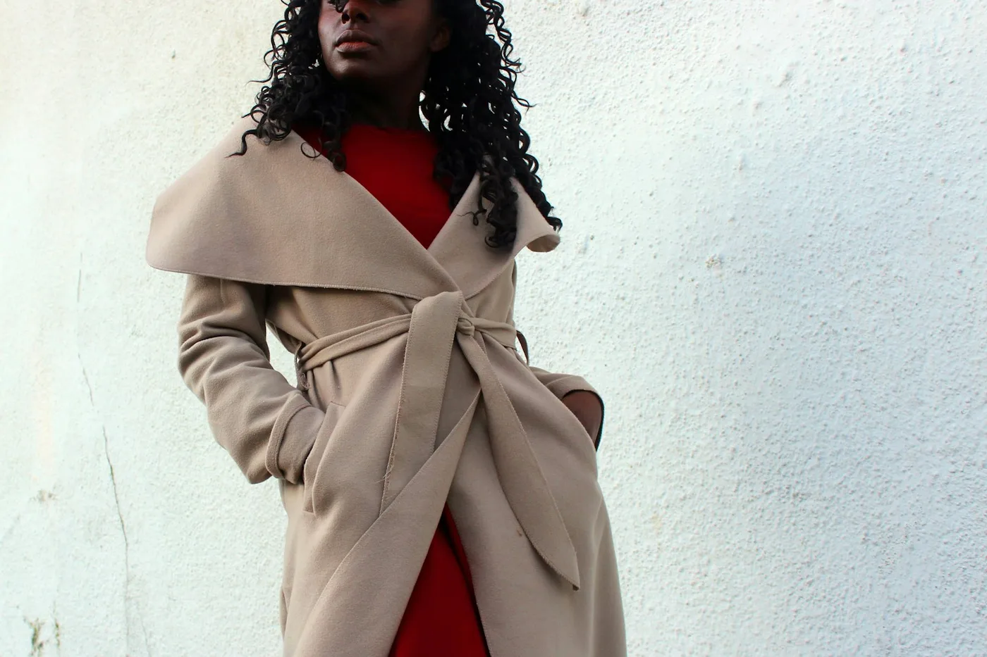 Long Alpaca & Wool Coat No.23