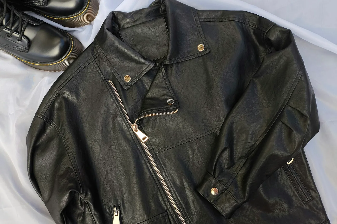 Lambskin Biker Jacket — Essential