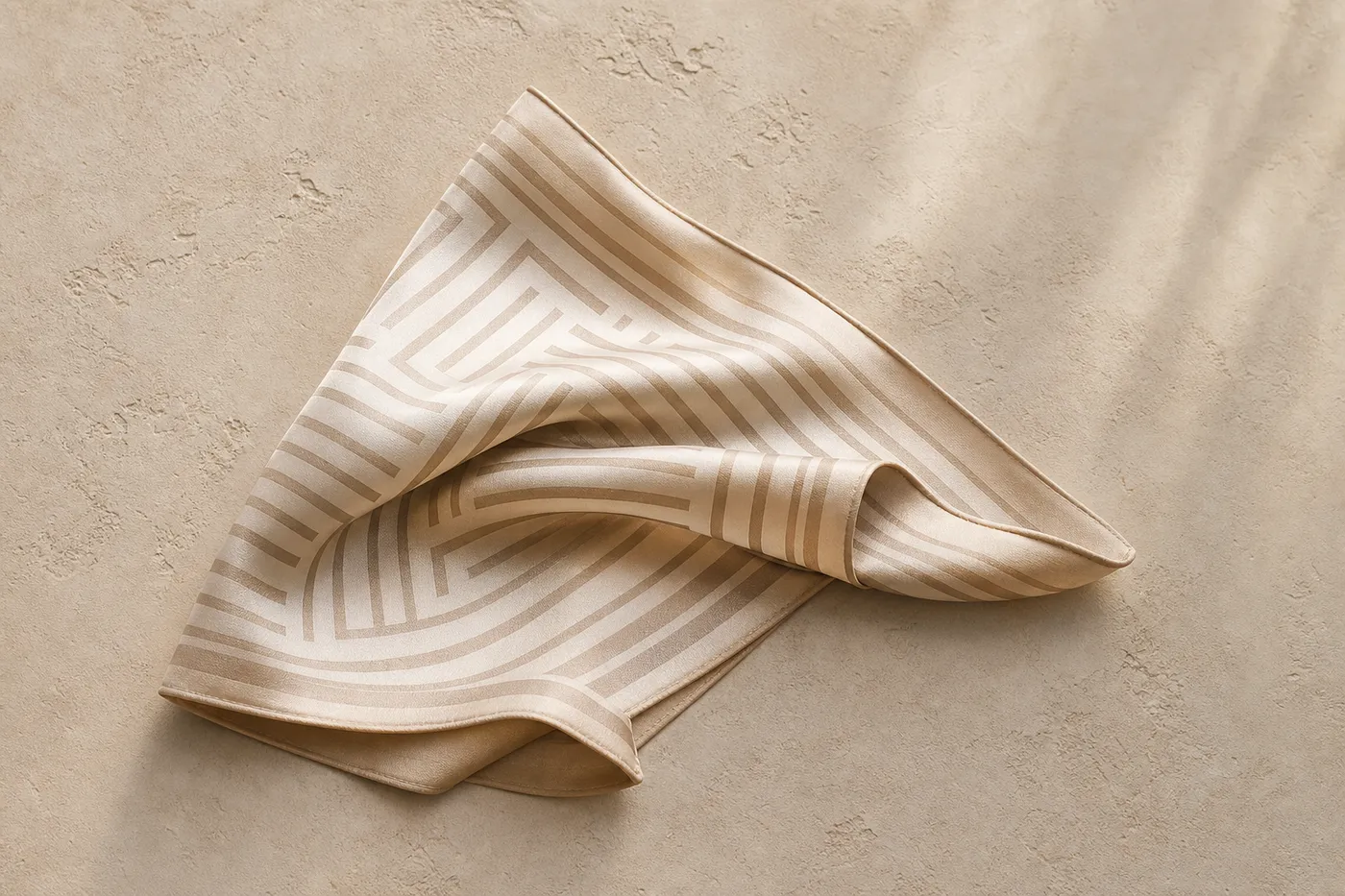 Collection Mini Silk-Touch Square Scarf — Series 08