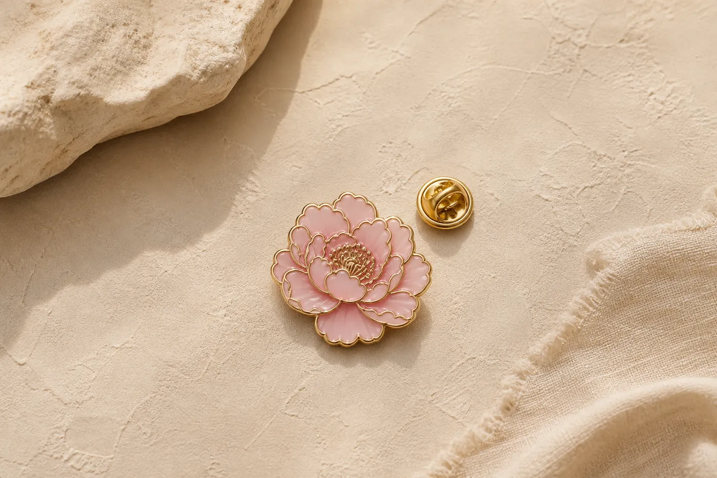 Enamel Flower Pin No.02