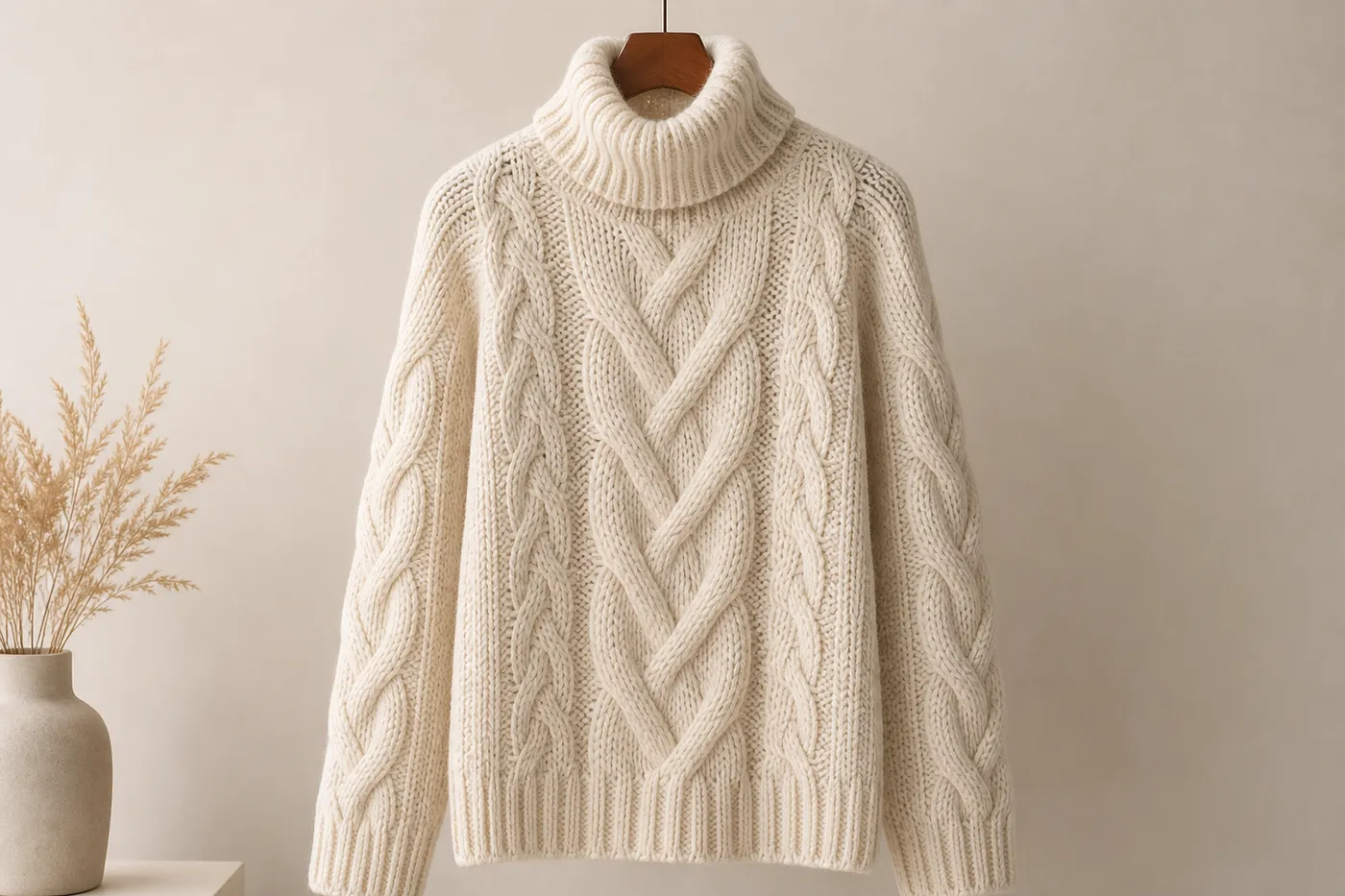 Collection Cable-Knit Wool Jumper