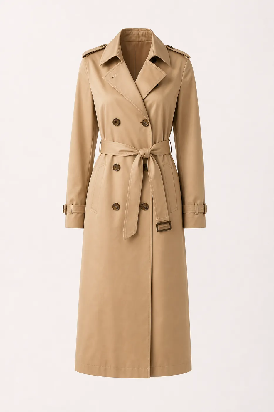 Long Coated Cotton Trench No.21